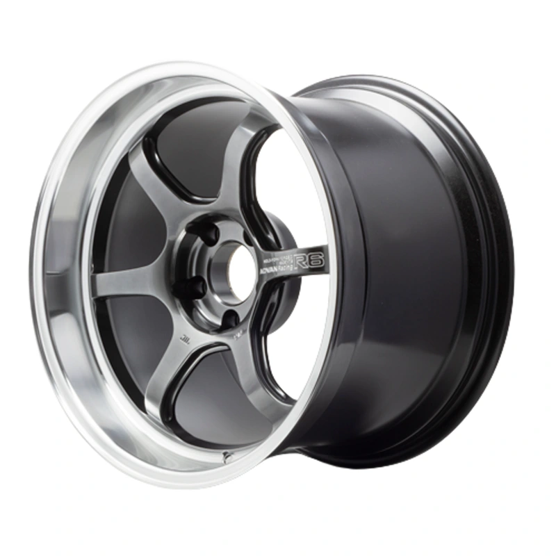 Advan Racing R6 5×100 18×8.0+45 Machining & Racing Hyper Black