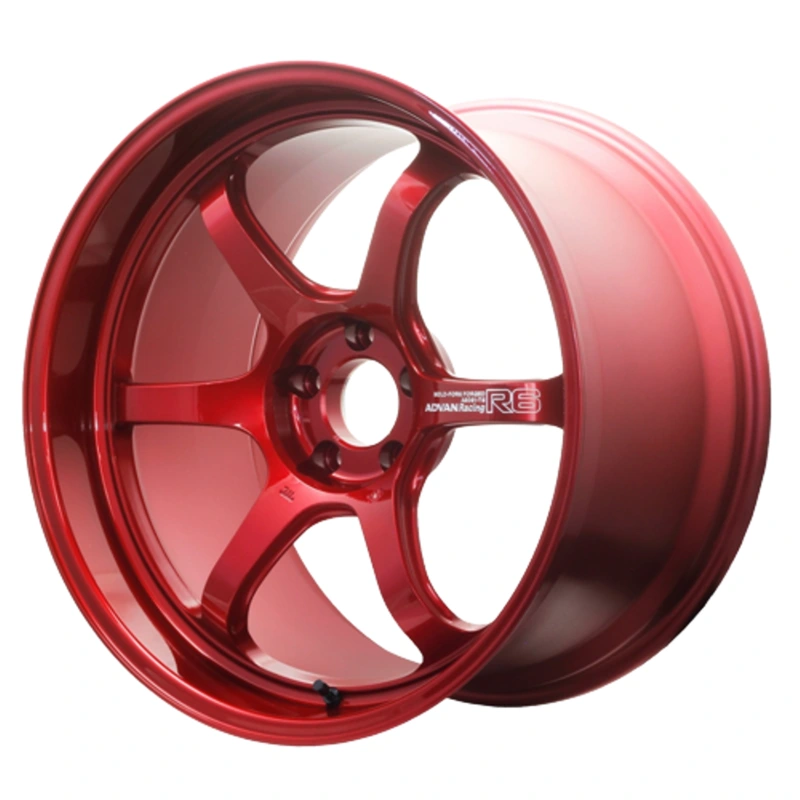 Advan Racing R6 5×100 18×9.5+45 Racing Candy Red