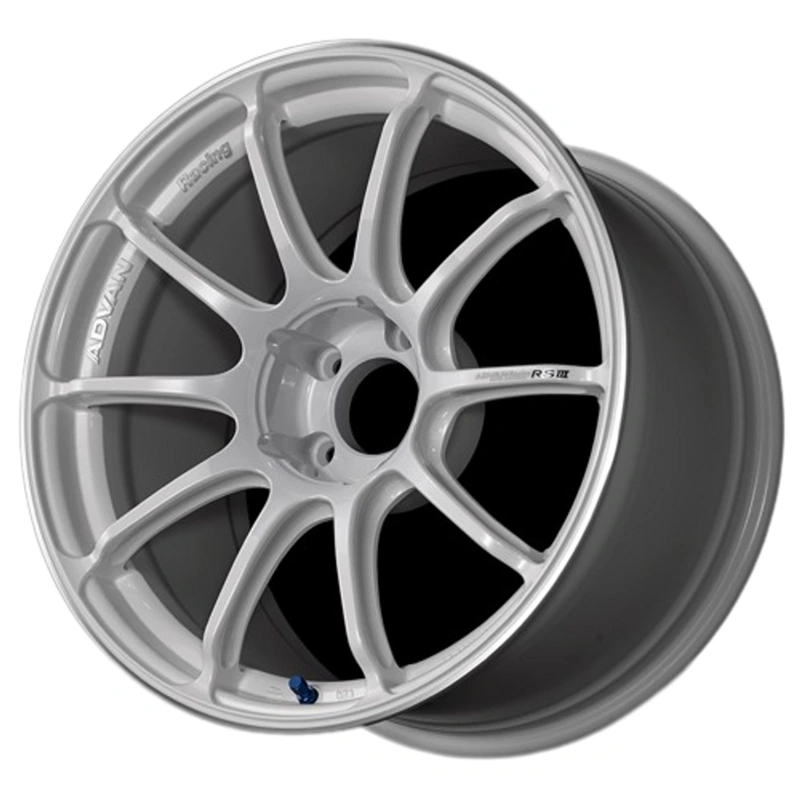 Advan Racing RSIII 5×112 18×7.5+48 Racing White Metallic & Ring