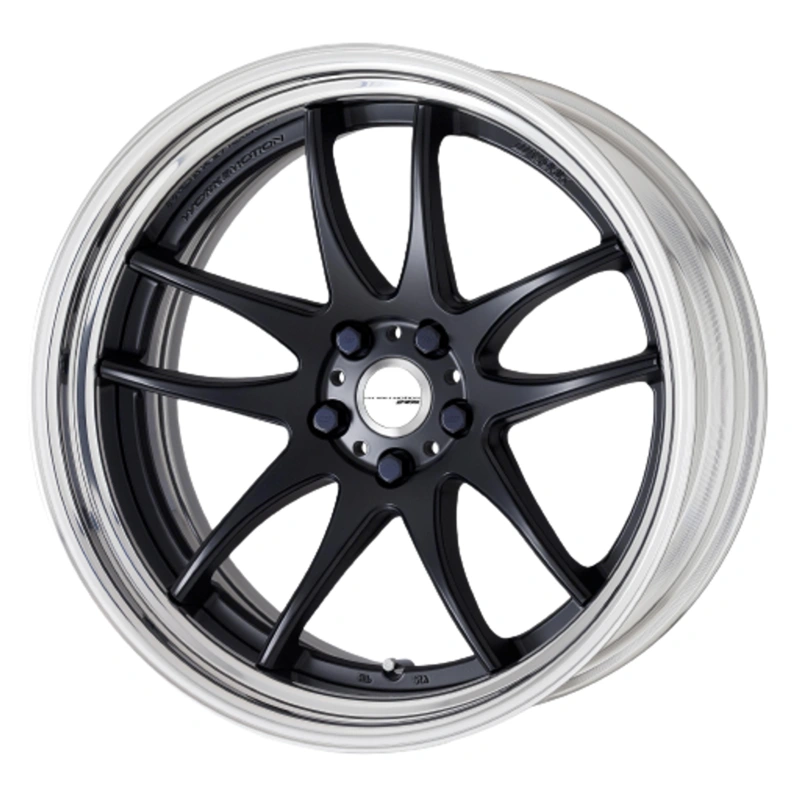 Work Cr 2P 4×100 16×7 +22 Matte Black