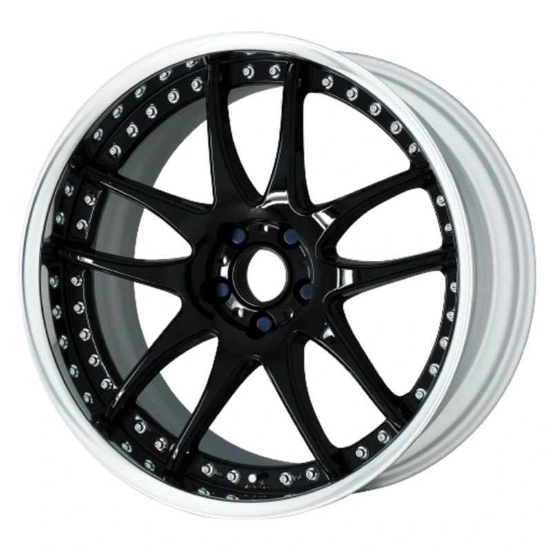 Work Emotion Cr 3P 5×100 18×10-24 R Disk Gloss Black