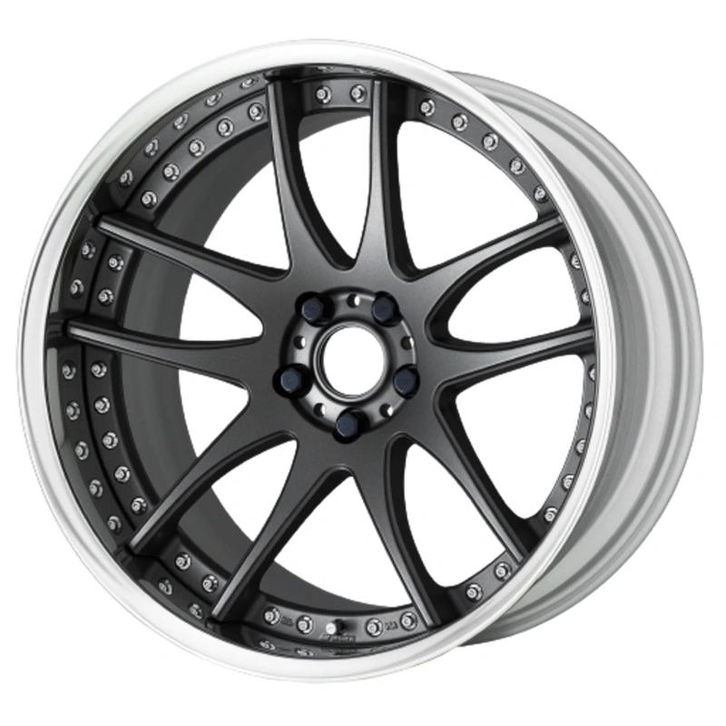 Work Emotion Cr 3P 5×100 18×10+3 A Disk Matte Gunmetal